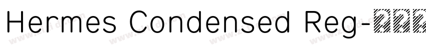 Hermes Condensed Reg字体转换